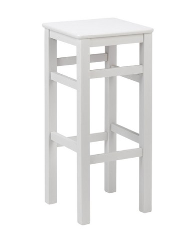 Taburete de Haya blanco