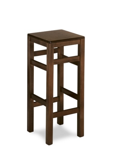 Taburete de Haya nogal