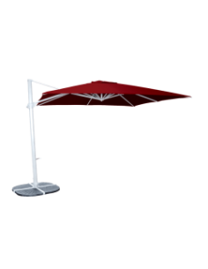 Lateral 3x3m TOP CONTRACT Parasol profesional Mastil Desplazado RH24.879 - Sombrillas