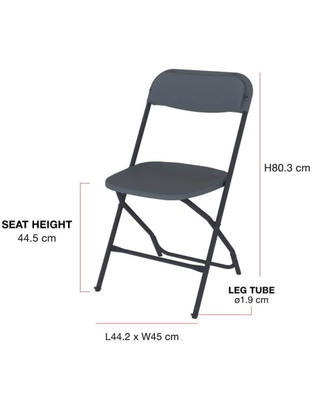 Medidas silla plegable oferta con carro Medidas silla plegable oferta con carro