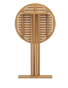 Mesa plegable de terraza en madera