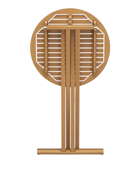 Mesa plegable de terraza en madera