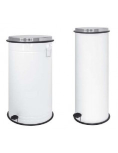 COVID-19. PAPELERA CILÍNDRICA DE PEDAL