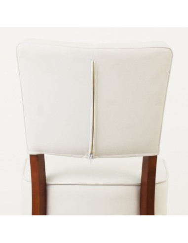 Silla para salón y comedor en madera y tapizada detalle Silla para salón y comedor en madera y tapizada detalle