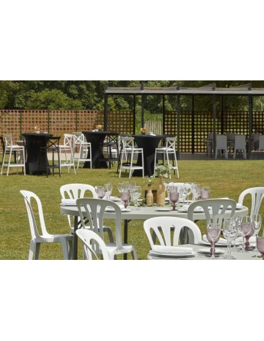 Eventos y catering. Silla apilable GARROTXA jardín