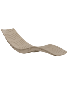 Tumbona Havana de Joluce en color taupe