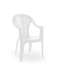 Sillón jardin apilable PALMA blanco