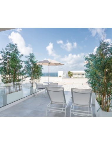 Parasol Aluminio Estriado para piscinas y hoteles 2 mts - Sombrillas Parasol Aluminio Estriado para piscinas y hoteles 2 mts - Sombrillas