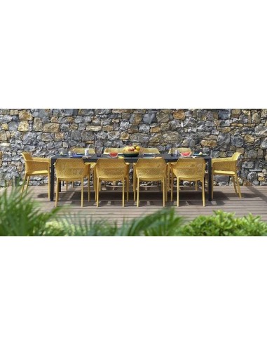Sillón NET de Nardi mesa larga de jardín