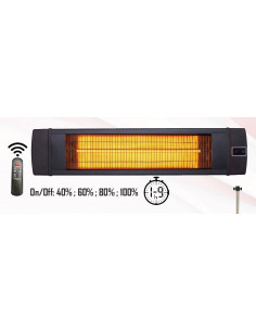 Climatización. Calefactor Infrarrojos Temporizador y mando