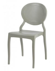 Silla de diseño para restaurantes CEMENTO BEIGE