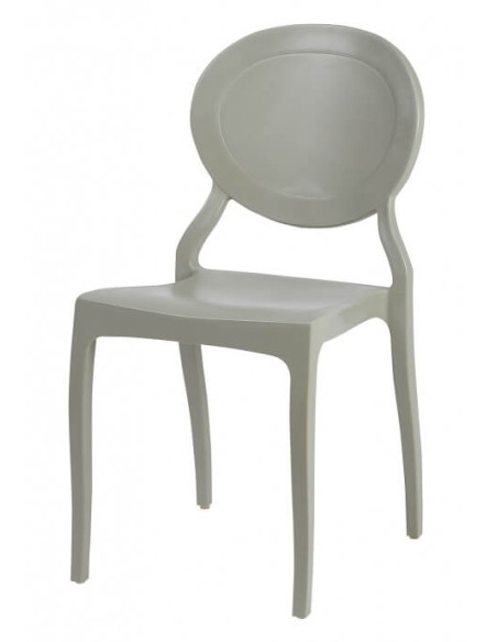 Silla de diseño para restaurantes CEMENTO BEIGE