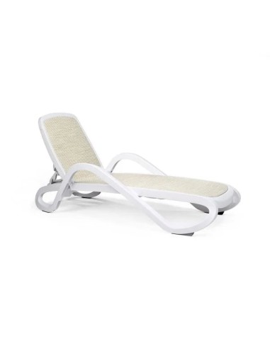 Tumbona Alfa para piscina hoteles Taupe