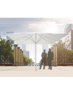Parasol profesional telescópico de aluminio para bares y restaurantes Elitetel