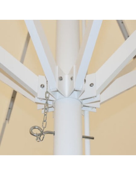 Parasol profesional telescópico de aluminio para bares y restaurantes Elitetel 3 Parasol profesional telescópico de aluminio para bares y restaurantes Elitetel 3