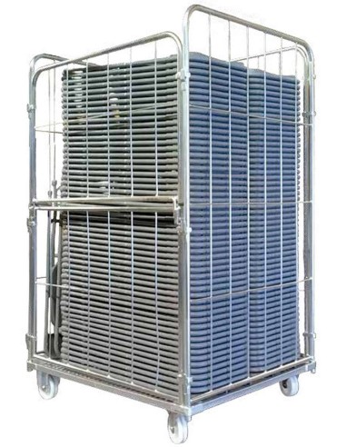 Carro tipo jaula para silla y mesas...