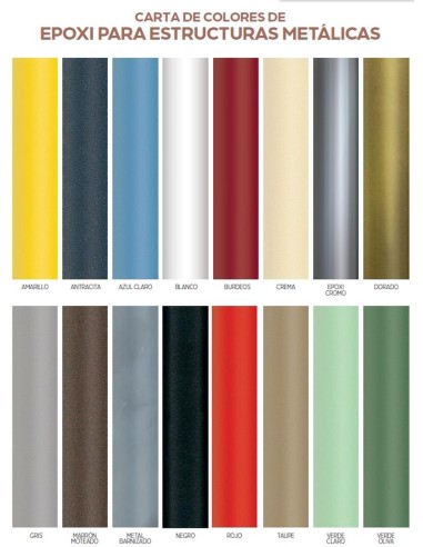 Gama de colores para Taburete chapa Vintage de metal