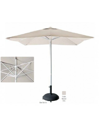 OUTLET Parasol A3 cuadrado aluminio  2x2xm-Sombrillas