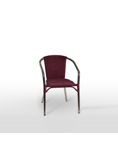 Sillón Estocolmo Deluxe burdeos