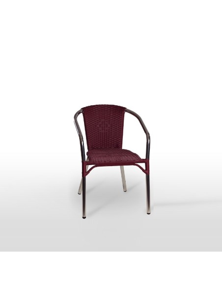 Sillón Estocolmo Deluxe burdeos