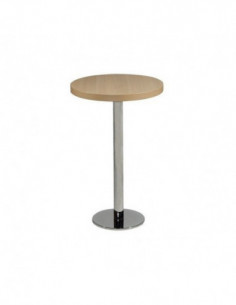 Mesas altas. Mesa alta bar Picasso pie cromado