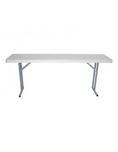 Eventos y catering. Mesa plegable Eventos 183 cm largo gris Claro