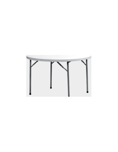 Eventos y catering. Mesa redonda PLANET 120 diámetro gris claro