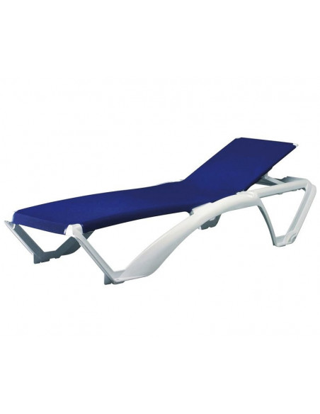 Tumbonas de plástico. Tumbona MARINA CLUB x2