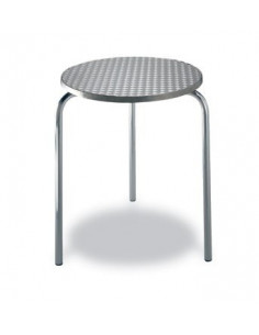 Mesas de Exterior. Mesa redonda inox 60cm