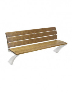 Banco urbano en madera tropical RH2048.C1002106 FABREGAS 106 2
