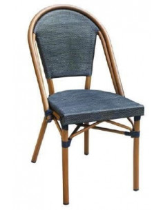 Sillas de Exterior. Silla Maria para restaurante de aluminio y textilene