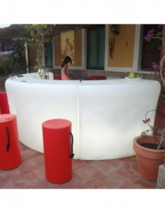 Iluminación. Barra iluminada IBIZA para bares y terrazas