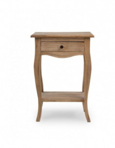 Mob. Vintage. Mesita pequeña madera NAT 45cm