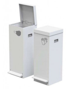 Complementos Genéricos. PAPELERA DE RECICLAJE 6056 CON PEDAL