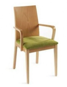 Sillas de Interior. Sillón madera 234B