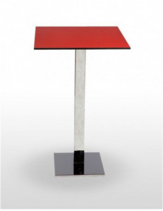 Mesas altas. Mesa Alta Picasso-H Cromo 40x40