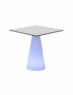 Mesas de Exterior. Mesa Tipo Seta con iluminación