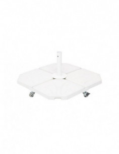Bases y complementos. Base parasol ruedas con piedras CROSS+SLAB4