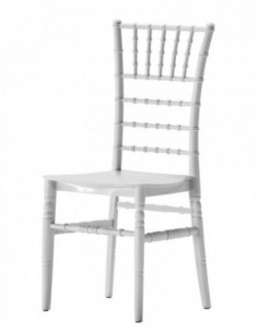 Eventos y catering. Silla Tiffany/Chiavary Blanca para catering y eventos