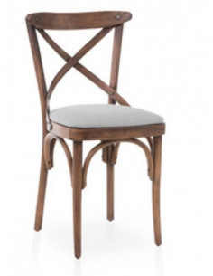 Sillas de Interior. Silla Cafetín Tapizada