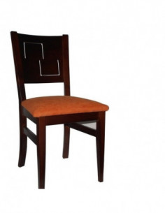 Sillas de Interior. Silla madera barnizada elegante