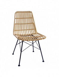 Sillas de Exterior. Silla HONEY trenzado