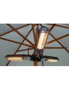 Climatización. Calefactor Sombrilla. Calefactor de exterior eléctrico por infrarrojos